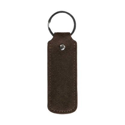 Alcantara Keychain - Chocolate Brown