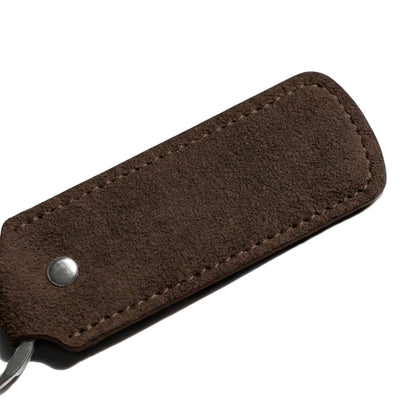 Alcantara Keychain - Chocolate Brown