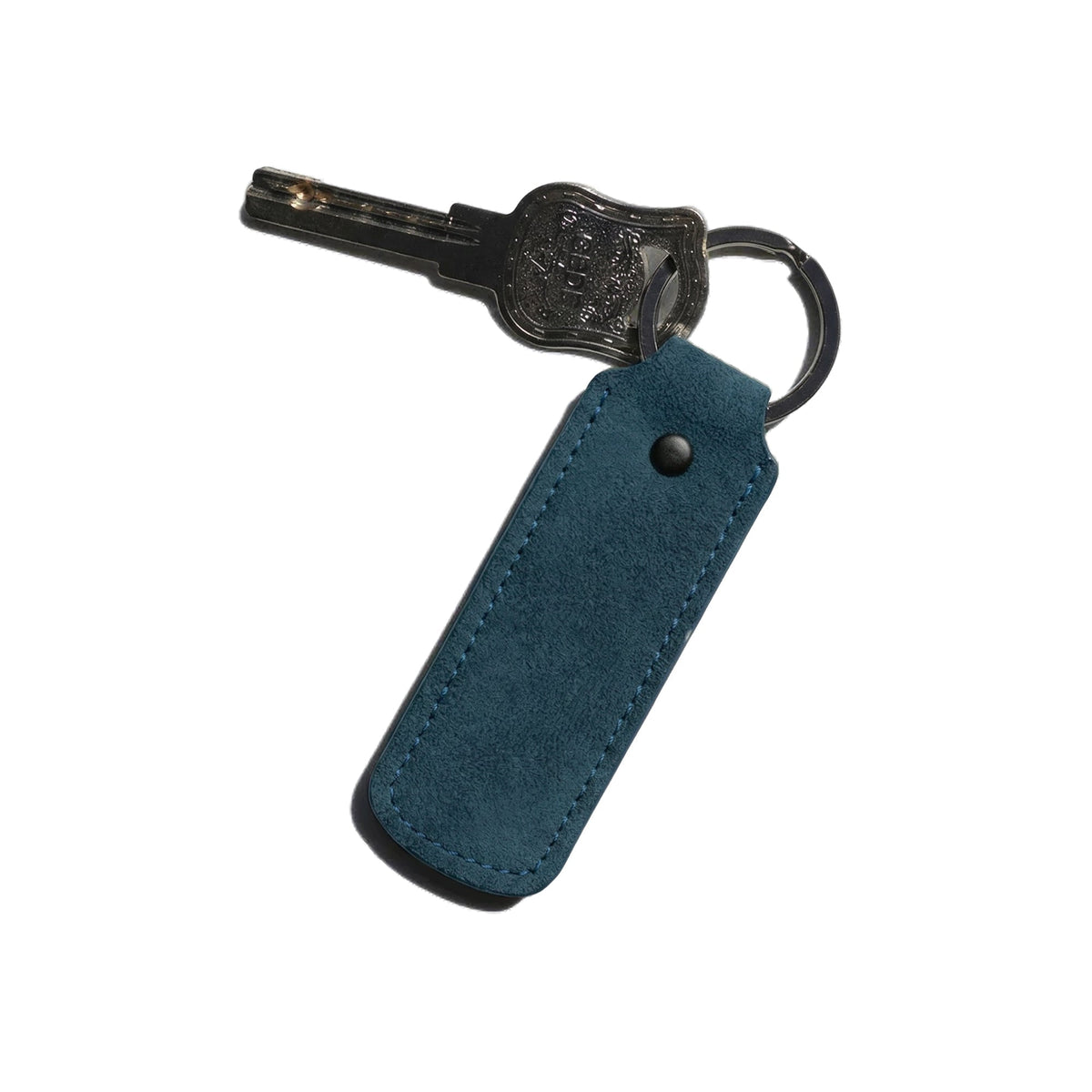 Alcantara Keychain - Navy Blue