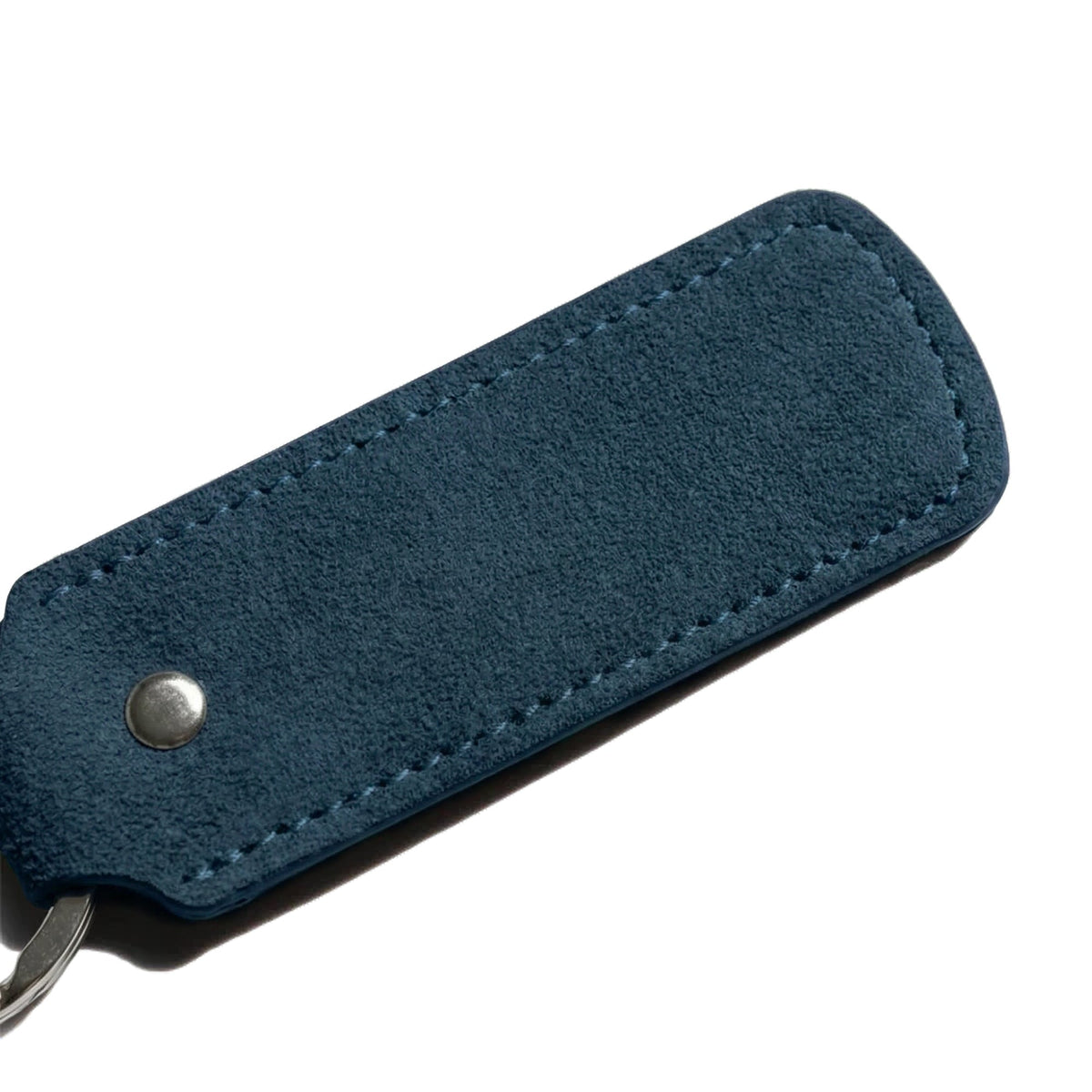 Alcantara Keychain - Navy Blue