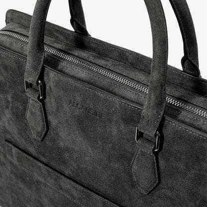 Alcantara Laptop Bag - Space Grey