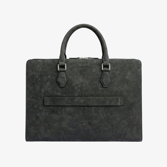 Alcantara Laptop Bag - Space Grey