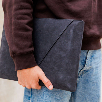Alcantara Laptop Sleeve - 15 & 16 Inch - Space Grey
