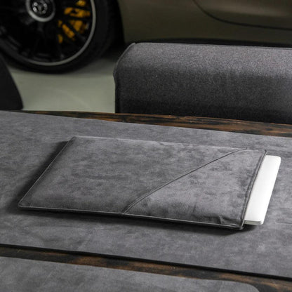 Alcantara Laptop Sleeve - 15 & 16 Inch - LEVEL UP MTA - Space Grey