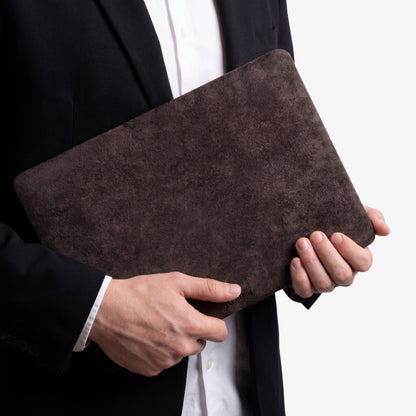 Alcantara MacBook Air Cover - For 13.6 inch (2022 M2 - 2025 M4) - Chocolate Brown