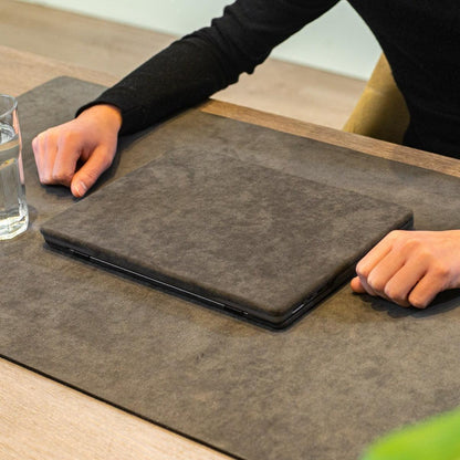 Alcantara MacBook Air Cover - For 15 inch (2023 M2 - 2025 M4) - Space Grey