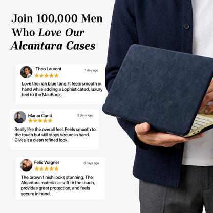 Alcantara MacBook Neo Cover – For 13 inch (2026) – Navy Blue