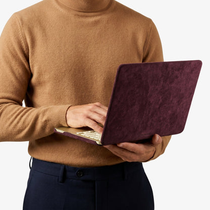 Alcantara MacBook Neo Cover – For 13 inch (2026) – Wine Red