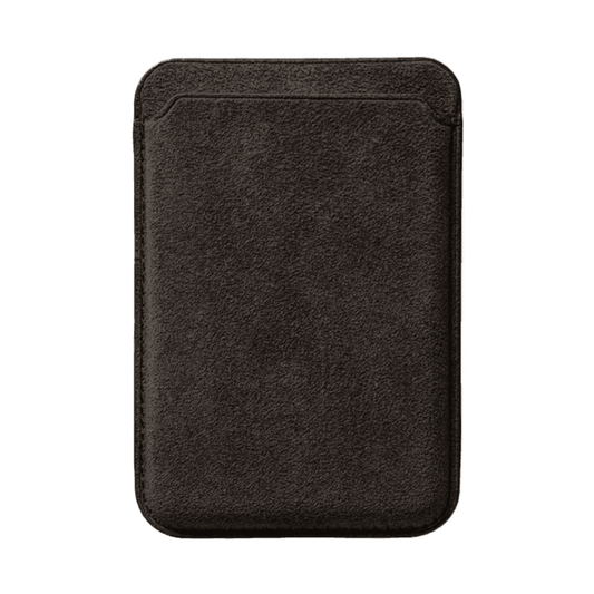 Alcantara MagSafe Wallet - Chocolate Brown