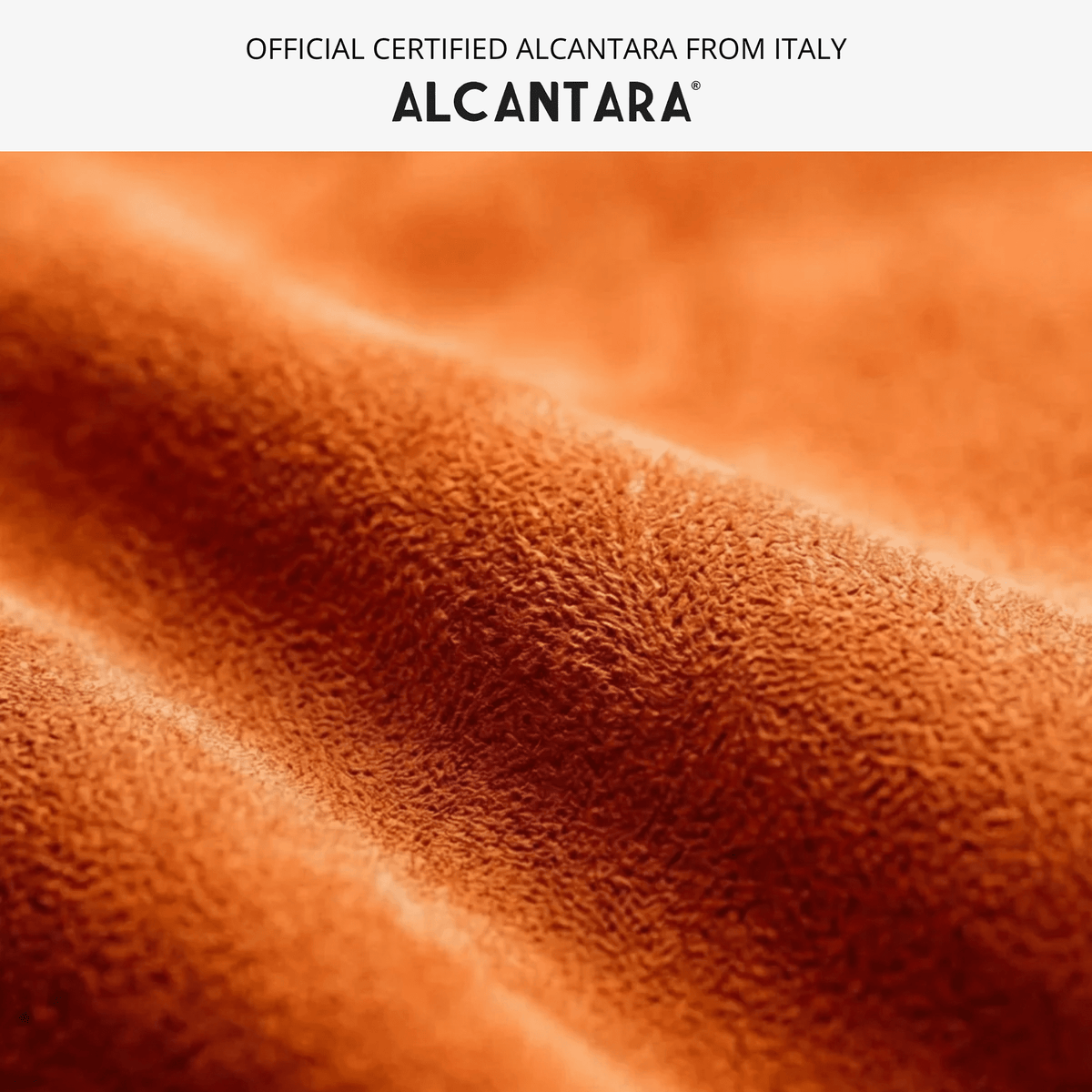 Alcantara MagSafe Wallet - Orange