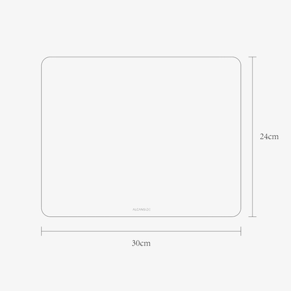 Alcantara Mousepad 30x24cm - Space Grey