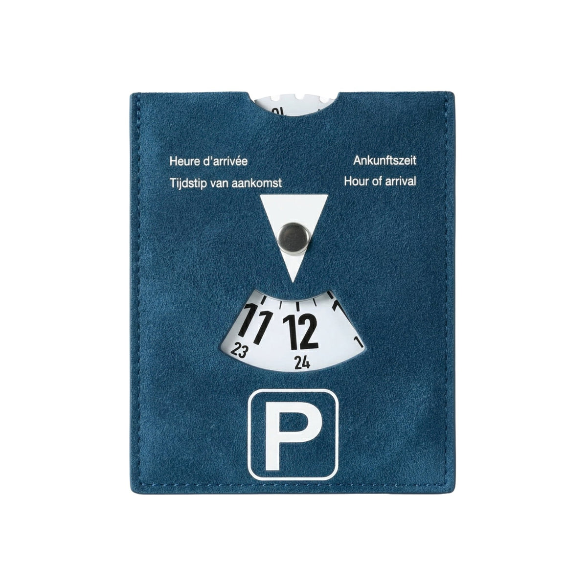 Alcantara Parking Disc - Ocean Blue