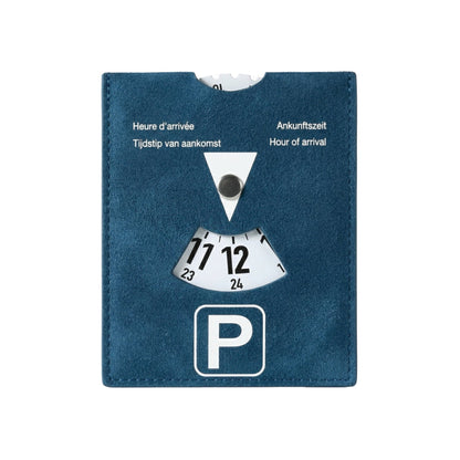 Alcantara Parking Disc - Ocean Blue