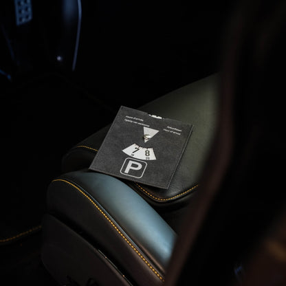Alcantara Parking Disc - Space Grey