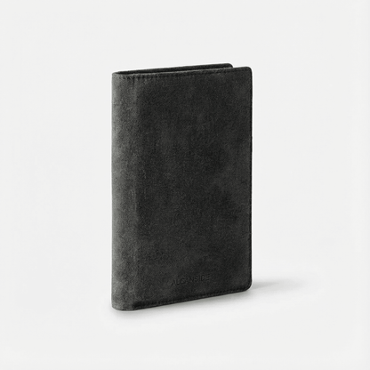 Alcantara Passport Cover - Space Grey