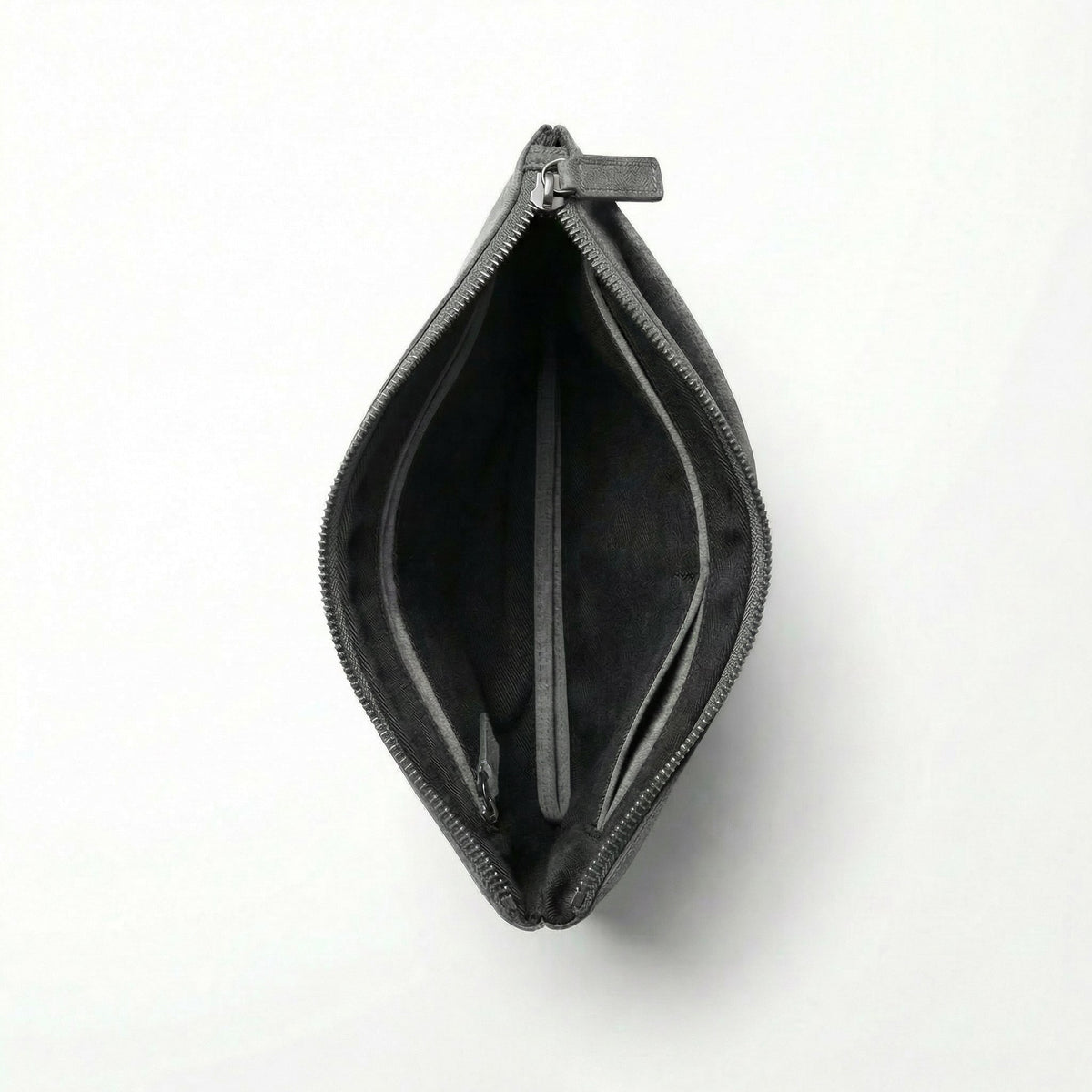 Alcantara Pouch - Nardo Gray
