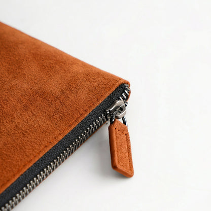 Alcantara Pouch - Orange