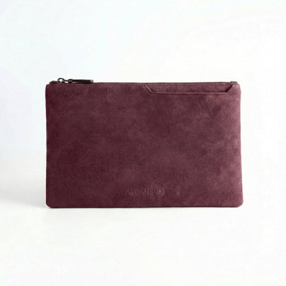 Alcantara Pouch - Wine Red