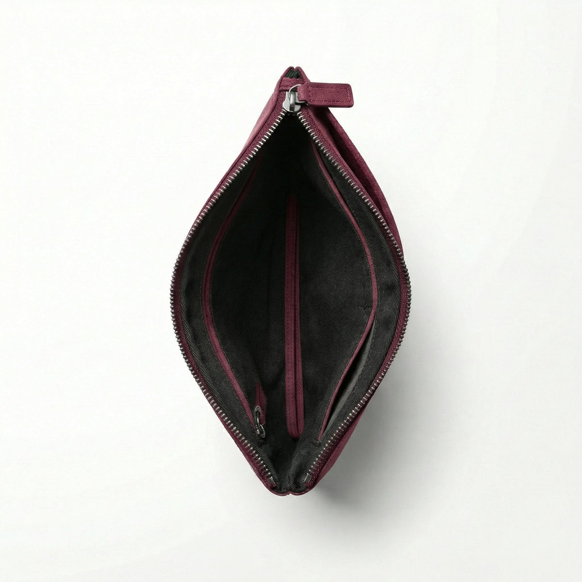 Alcantara Pouch - Wine Red
