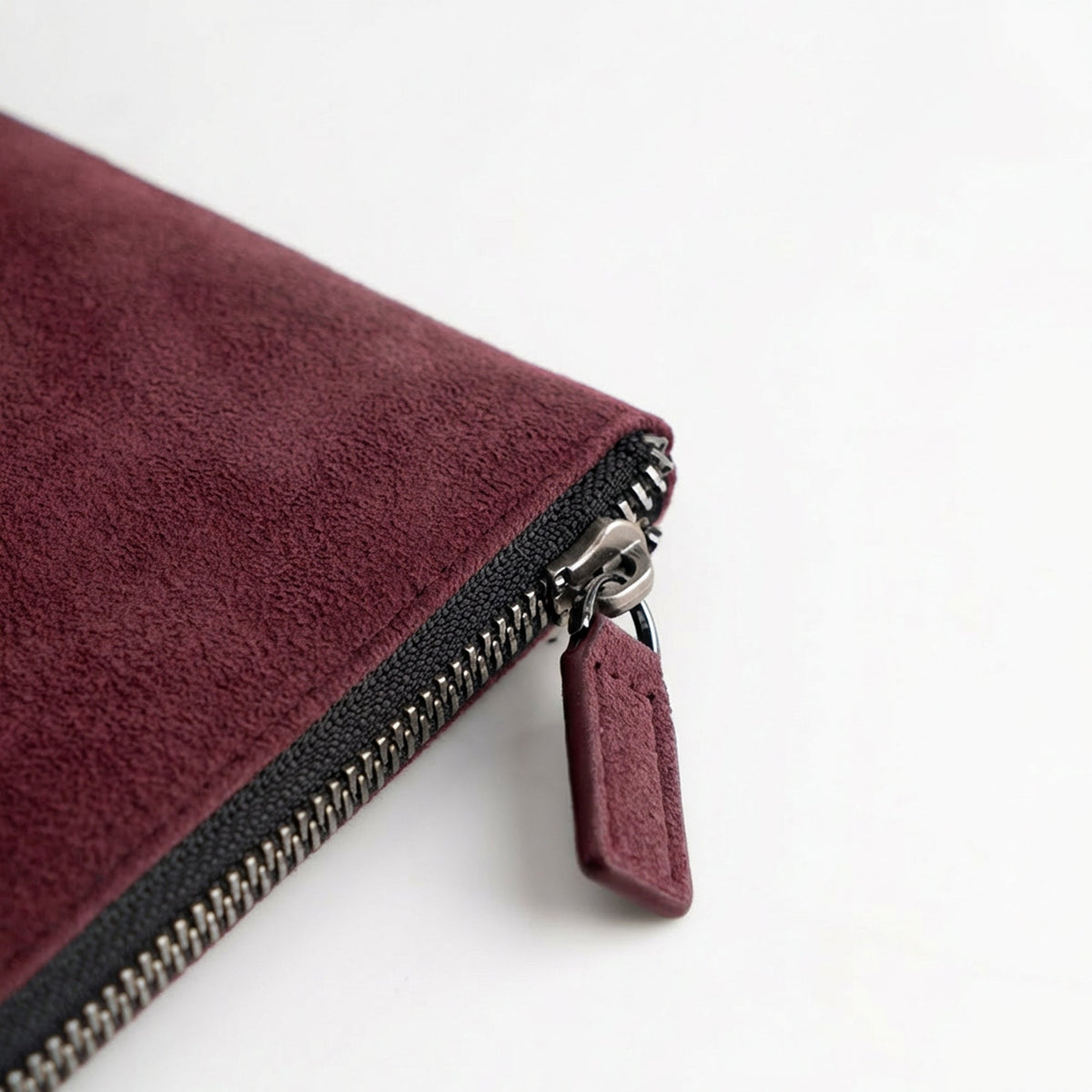 Alcantara Pouch - Wine Red