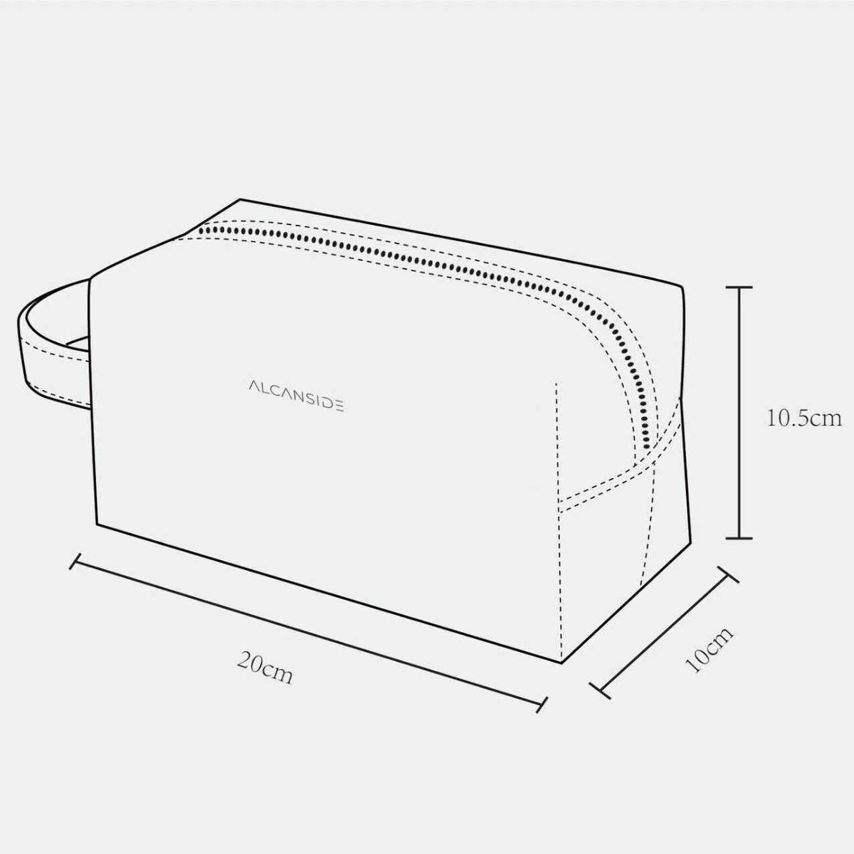 Alcantara Washbag - Space Grey