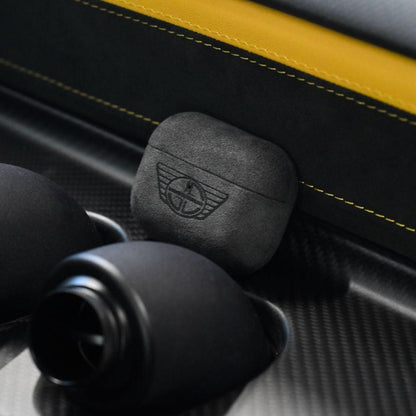 Donkervoort - AirPods 1/2 Gen Alcantara Case - Space Grey