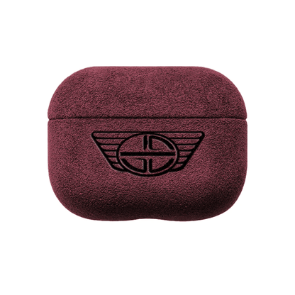 Donkervoort - AirPods Pro (2nd Generation) Alcantara Case - Wine Red