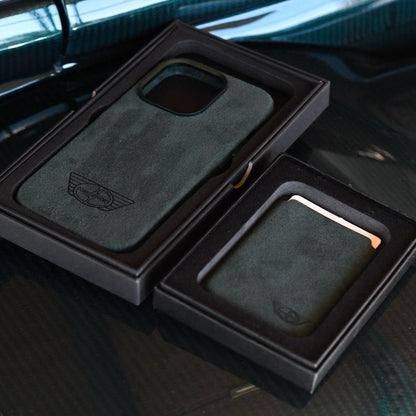 Donkervoort - Alcantara MagSafe Wallet - Space Grey