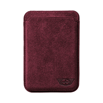 Donkervoort - Alcantara MagSafe Wallet - Wine Red