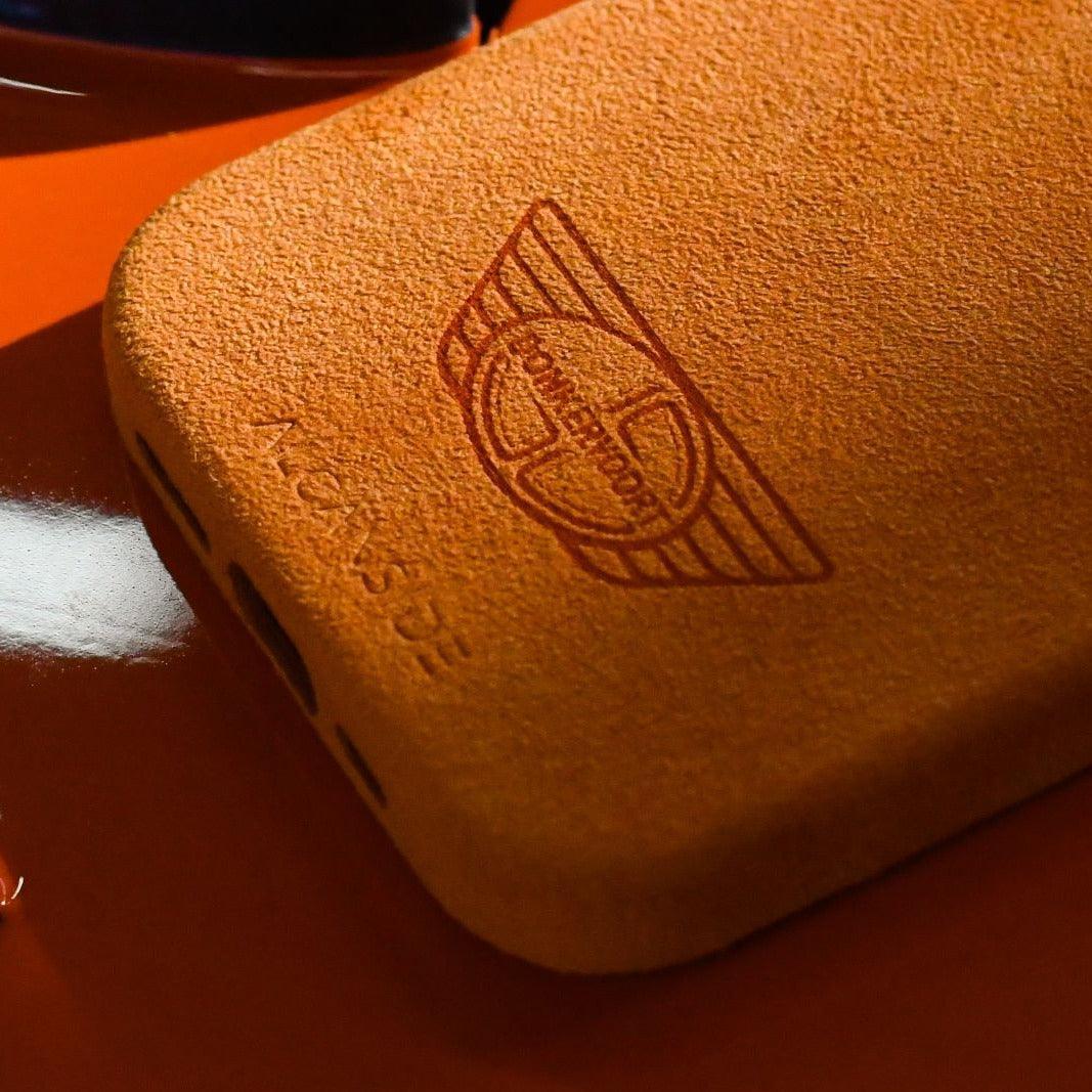 Donkervoort - iPhone Alcantara Case - Orange
