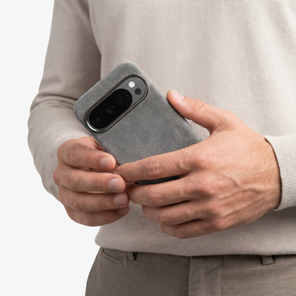 Google Pixel 10 - Alcantara Case - Nardo Gray
