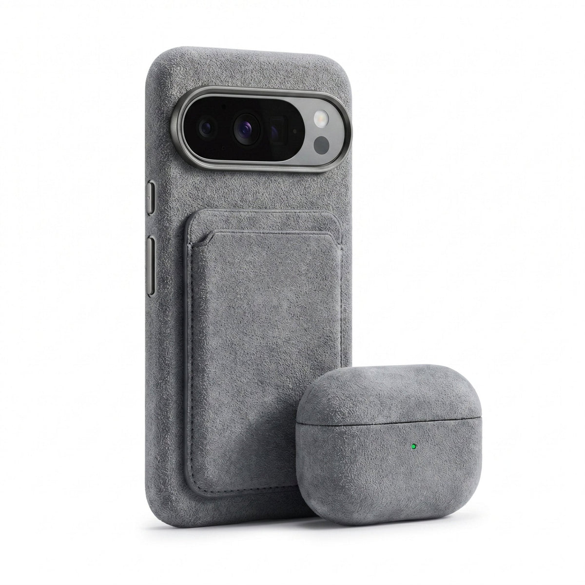 Google Pixel 10 - Alcantara Case - Nardo Gray