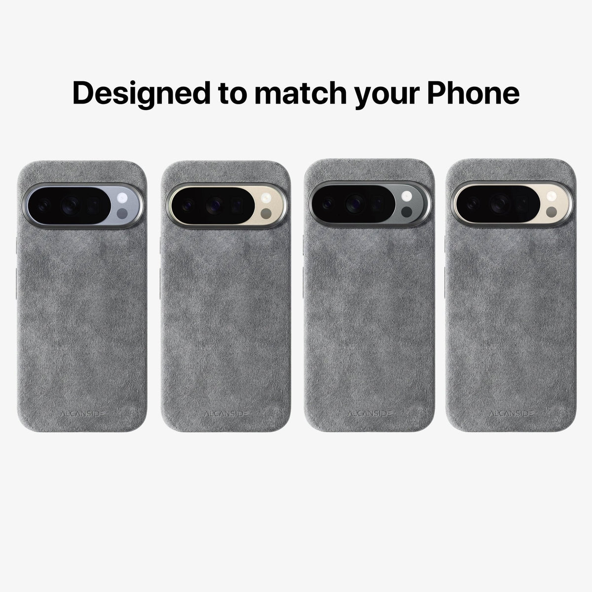 Google Pixel 10 - Alcantara Case - Nardo Gray