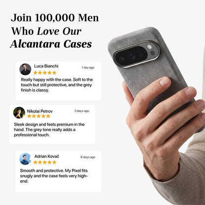 Google Pixel 10 - Alcantara Case - Nardo Gray