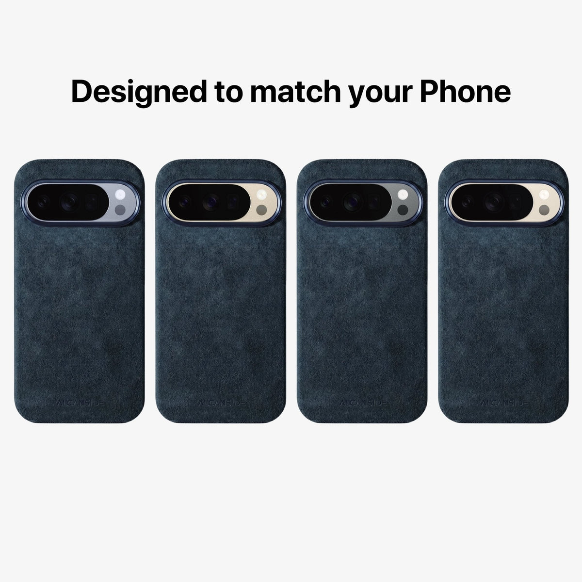 Google Pixel 10 - Alcantara Case - Navy Blue