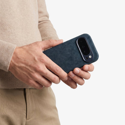 Google Pixel 10 Pro - Alcantara Case - Navy Blue