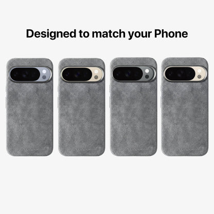 Google Pixel 10 Pro XL - Alcantara Case - Nardo Gray