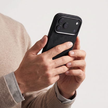 iPhone 18 Pro - Alcantara Case - Deep Black