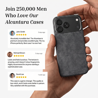 iPhone 18 Pro - Alcantara Case - Space Grey