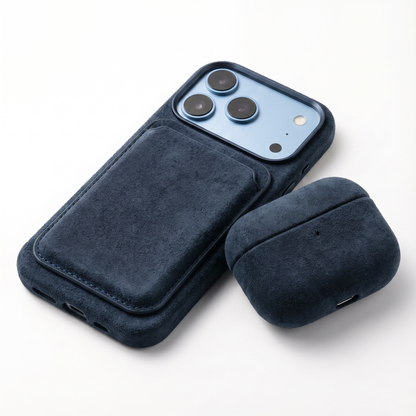 iPhone 18 Pro Max - Alcantara Case - Navy Blue