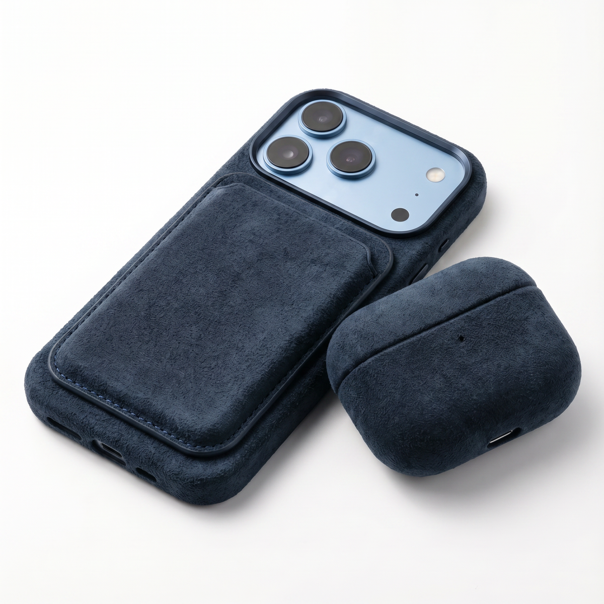 iPhone 18 Pro - Alcantara Case - Navy Blue