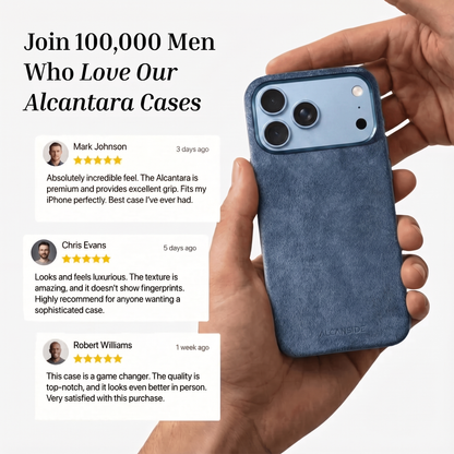 iPhone 18 Pro - Alcantara Case - Ocean Blue
