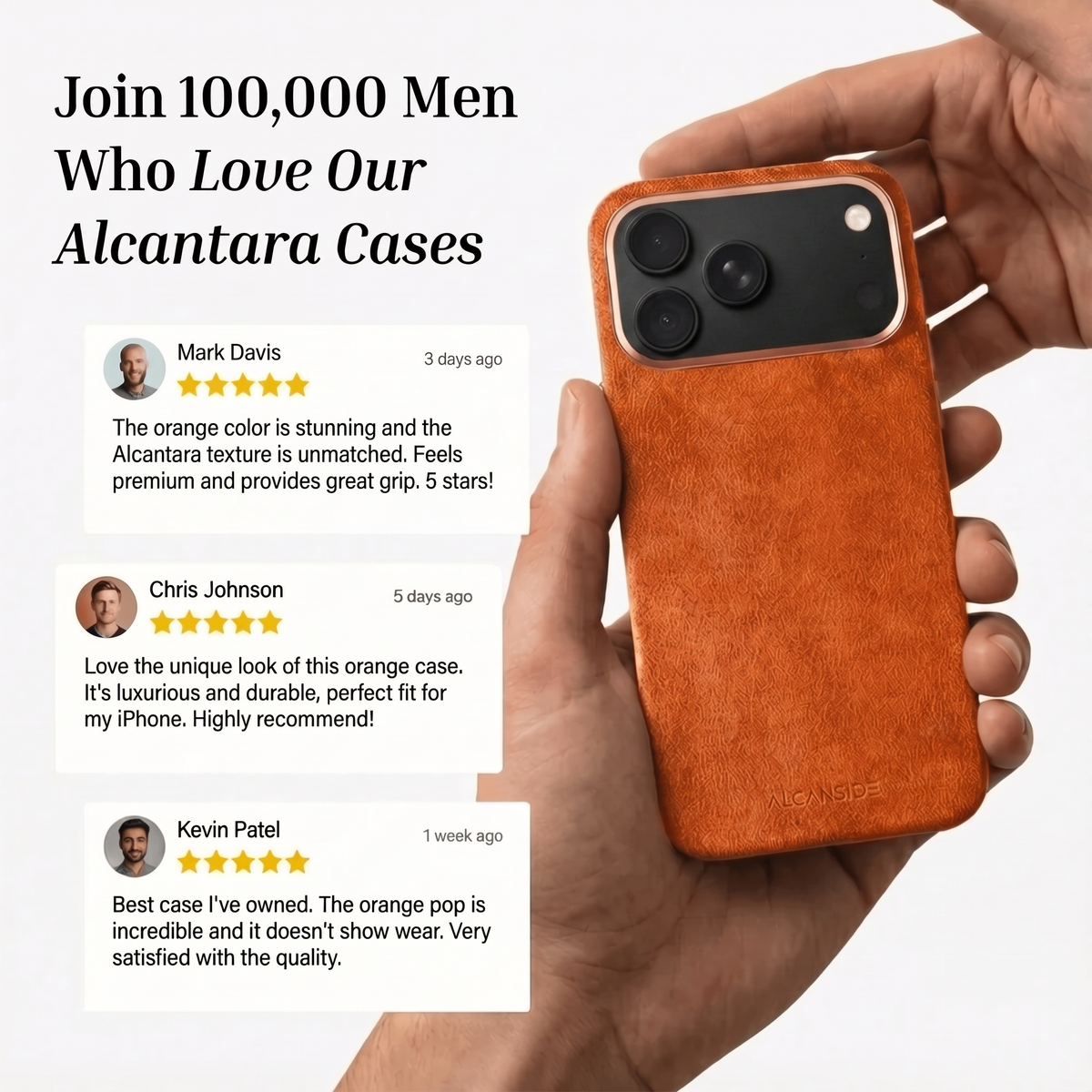 iPhone 18 Pro Max - Alcantara Case - Orange