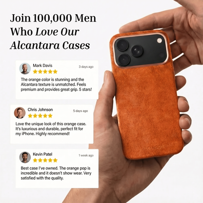 iPhone 18 Pro Max - Alcantara Case - Orange