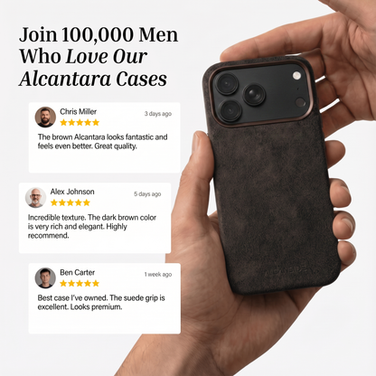 iPhone 18 Pro Max - Alcantara Case - Chocolate Brown