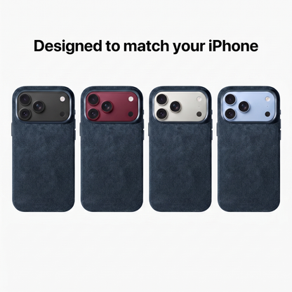 iPhone 18 Pro Max - Alcantara Case - Navy Blue