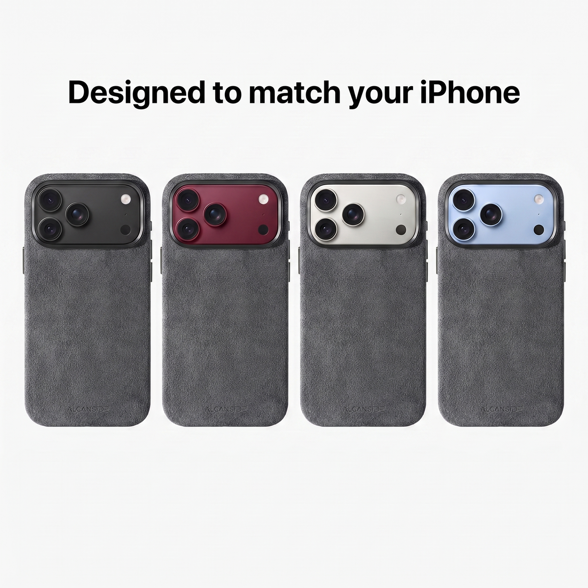 iPhone 18 Pro Max - Alcantara Case - Space Grey