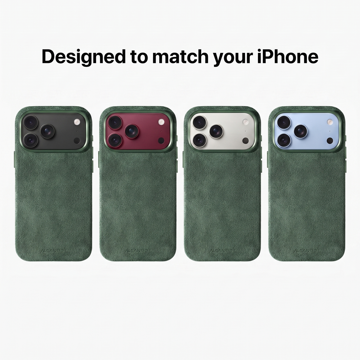 iPhone 18 Pro - Alcantara Case - Midnight Green