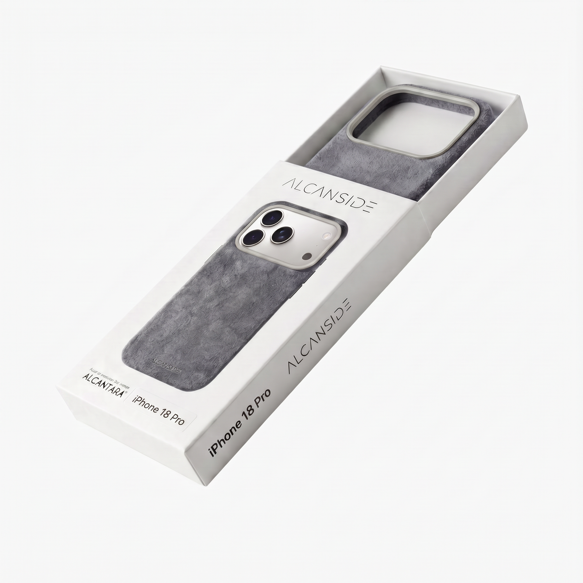 iPhone 18 Pro Max - Alcantara Case - Nardo Gray