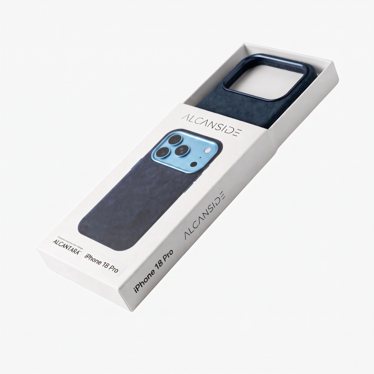 iPhone 18 Pro Max - Alcantara Case - Navy Blue